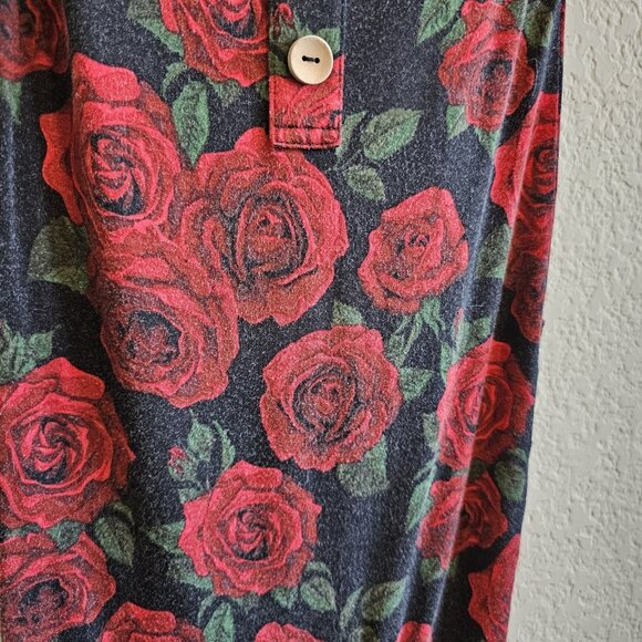 Little Bum Bums Rose Floral Flutter Sleeve Bamboo Blend One Piece Sleeper 9-12M - Picture 3 of 5